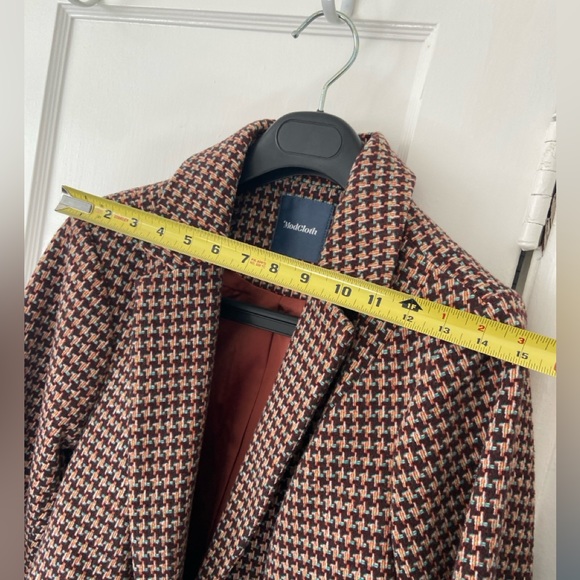 MODCLOTH Houndstooth Wool Jacket 1X - Picture 5 of 11
